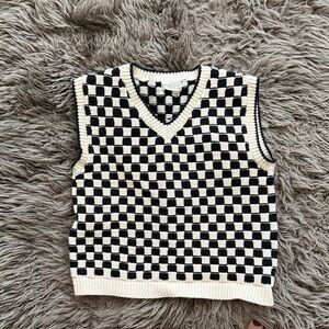 Rylee + Cru Checkered Vest